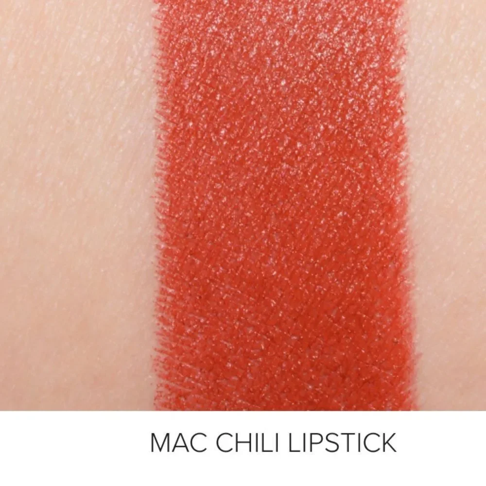Mac New in the box full size lipstick chilli color Ipsy bag